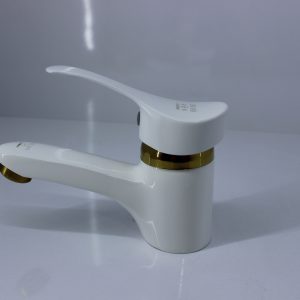 روشویی مهرسان لاله سفید طلایی